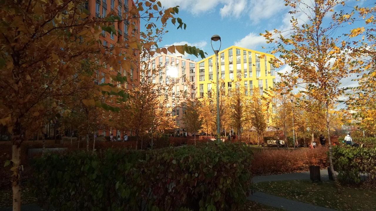 Positive Smile Studio Apartment In The Colorful Comfort Town Residental Complex. Kt-06. Київ Екстер'єр фото