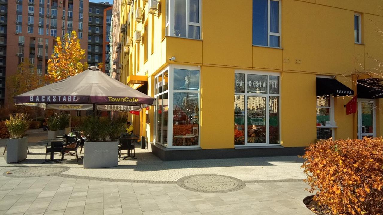 Positive Smile Studio Apartment In The Colorful Comfort Town Residental Complex. Kt-06. Київ Екстер'єр фото