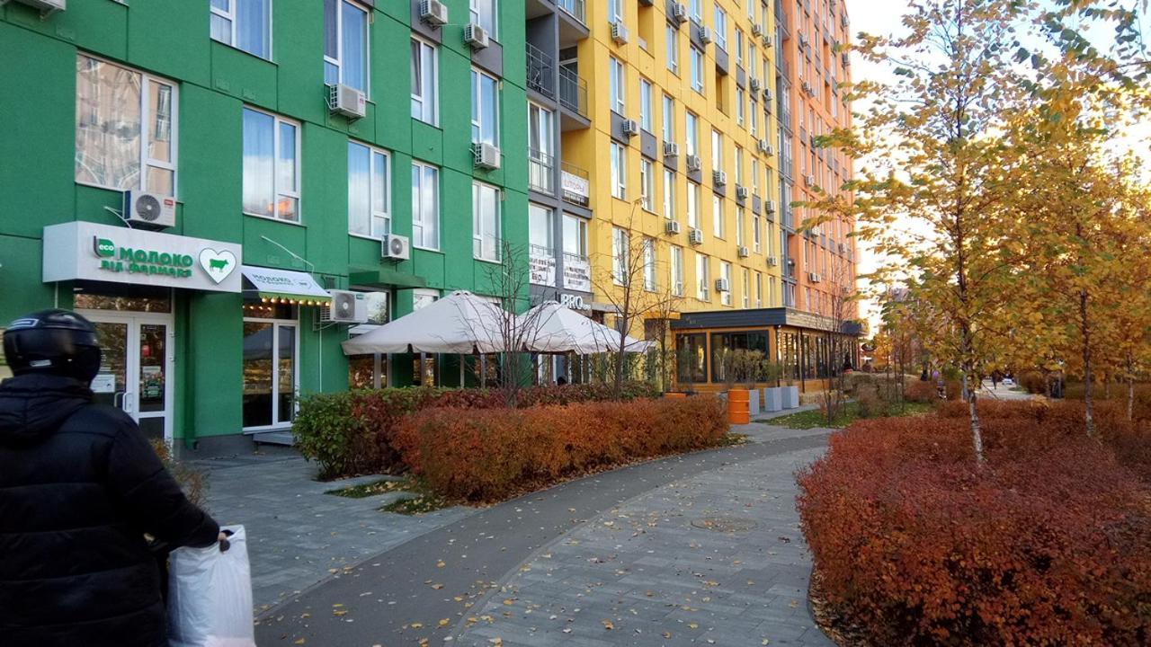 Positive Smile Studio Apartment In The Colorful Comfort Town Residental Complex. Kt-06. Київ Екстер'єр фото