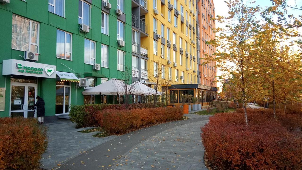 Positive Smile Studio Apartment In The Colorful Comfort Town Residental Complex. Kt-06. Київ Екстер'єр фото