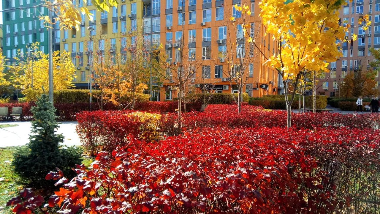 Positive Smile Studio Apartment In The Colorful Comfort Town Residental Complex. Kt-06. Київ Екстер'єр фото